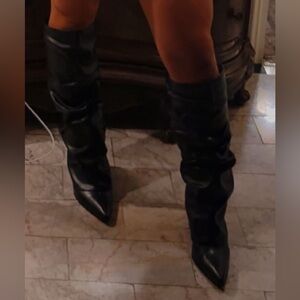 Black Knee-High Women's Boots